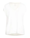 Majestic Filatures Woman T-shirt White Size 1 Viscose, Elastane, Silk In White