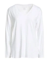 Majestic Filatures Woman T-shirt White Size 3 Viscose, Elastane