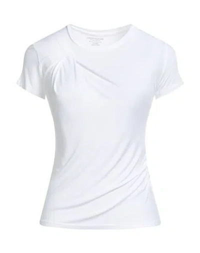 Majestic Filatures Woman T-shirt White Size 4 Viscose, Elastane