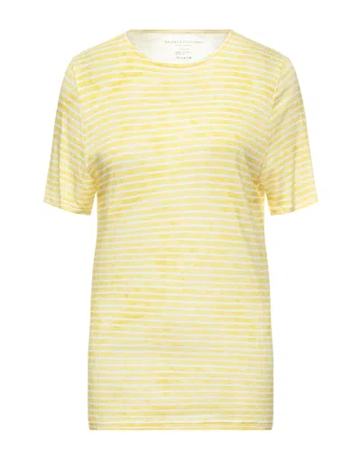 Majestic T-shirts In Yellow