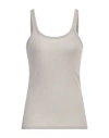 Majestic Filatures Woman Tank Top Grey Size 1 Viscose, Elastane In Grey