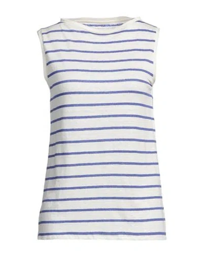 Majestic Filatures Woman Tank Top Ivory Size 1 Linen, Elastane In White