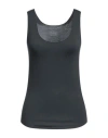 Majestic Filatures Woman Tank Top Lead Size 1 Viscose, Elastane In Grey