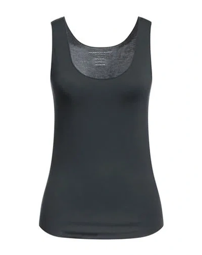 Majestic Filatures Woman Tank Top Lead Size 1 Viscose, Elastane In Grey