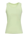 Majestic Filatures Woman Tank Top Light Green Size 1 Organic Cotton