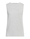 Majestic Filatures Woman Tank Top Light Grey Size 4 Viscose, Elastane
