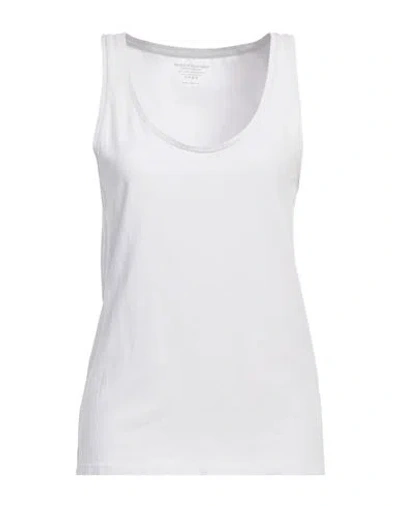 Majestic Filatures Woman Tank Top Off White Size 3 Cotton, Elastane