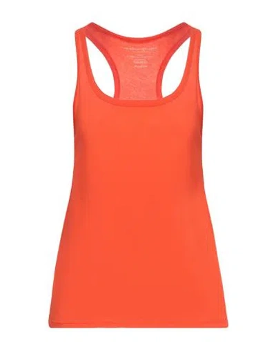 Majestic Filatures Woman Tank Top Orange Size 1 Organic Cotton