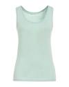 Majestic Filatures Woman Tank Top Sage Green Size 1 Viscose, Elastane In Green