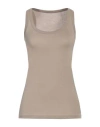 Majestic Filatures Woman Tank Top Sand Size 1 Viscose, Elastane In Beige