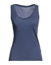 Majestic Filatures Woman Tank Top Pastel Blue Size 1 Cotton