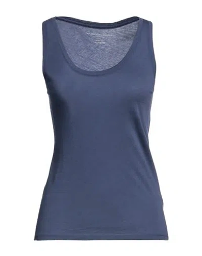 Majestic Filatures Woman Tank Top Pastel Blue Size 1 Cotton