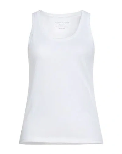 Majestic Filatures Woman Tank Top White Size 1 Organic Cotton