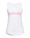 Majestic Filatures Woman Tank Top White Size 4 Linen, Elastane In White
