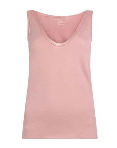 Majestic Filatures Woman Top Antique Rose Size 1 Cashmere In Pink