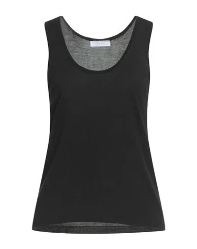 Majestic Filatures Woman Top Black Size 1 Silk, Viscose