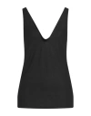 Majestic Filatures Woman Top Black Size 2 Viscose, Elastane
