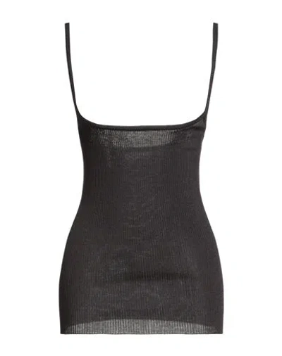 Majestic Filatures Woman Top Dark Brown Size 1 Merino Wool
