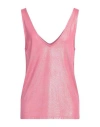 Majestic Filatures Woman Top Fuchsia Size 3 Viscose, Elastane In Pink
