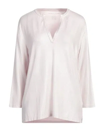 Majestic Filatures Woman Top Light Pink Size 4 Viscose, Elastane