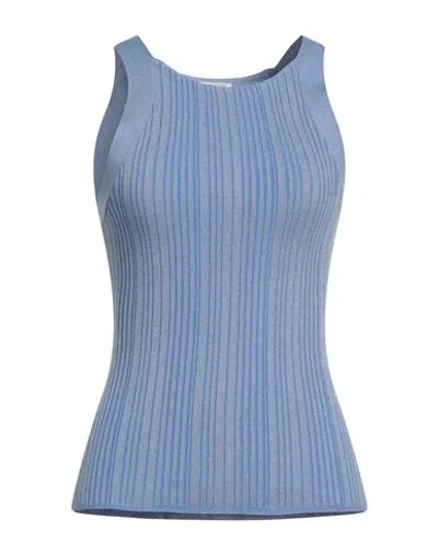 Majestic Filatures Woman Top Mauve Size 1 Organic Cotton, Viscose, Elastane, Metallic Fiber In Purple