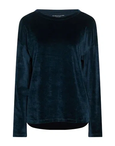 Majestic Filatures Woman Top Midnight Blue Size 1 Organic Cotton, Modal, Elastane