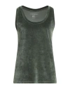 Majestic Filatures Woman Top Military Green Size 2 Cotton, Modal, Elastane