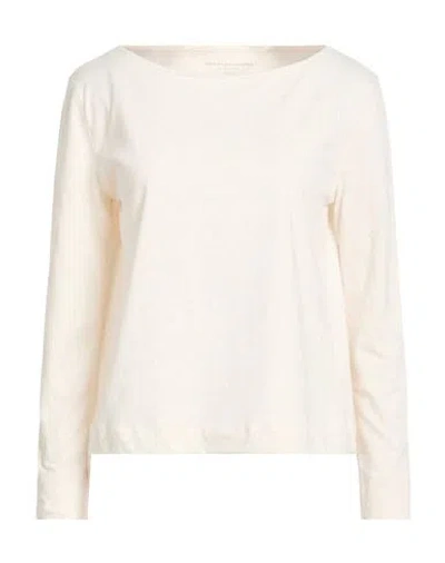 Majestic Filatures Woman T-shirt Beige Size 1 Cotton In Neutral