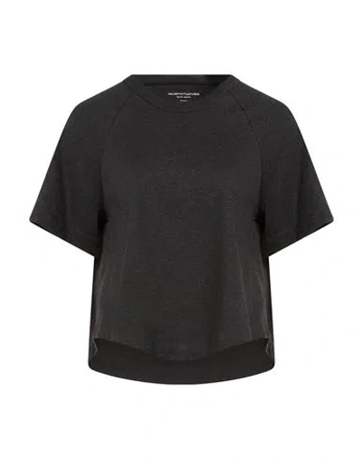 Majestic Filatures Woman T-shirt Black Size 1 Organic Cotton