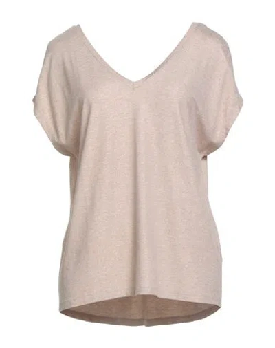 Majestic Filatures Woman T-shirt Blush Size 1 Viscose, Elastane In Pink