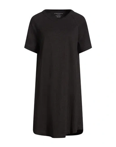 Majestic Filatures Woman T-shirt Charcoal Size 1 Organic Cotton In Black