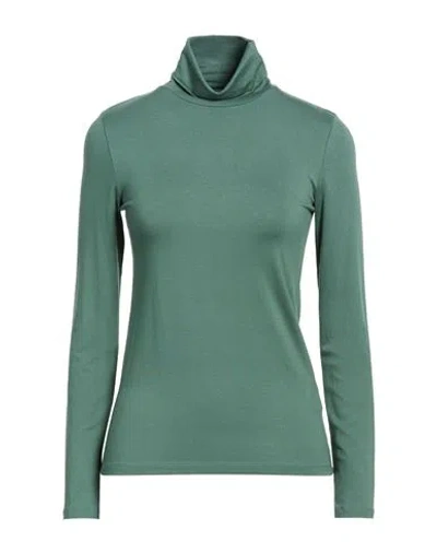Majestic Filatures Woman T-shirt Deep Teal Size 1 Viscose, Elastane In Green