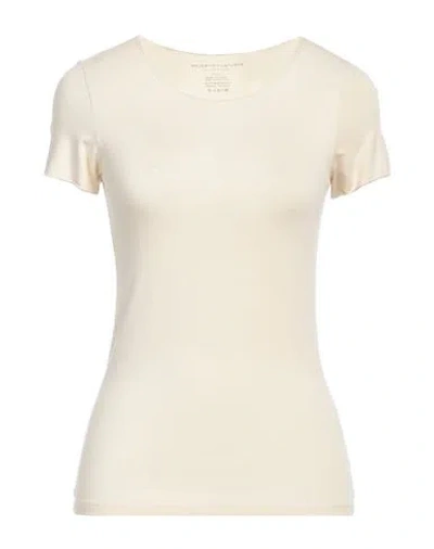 Majestic Filatures Woman T-shirt Ivory Size 1 Viscose, Elastane In Neutral