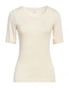 Majestic Filatures Woman T-shirt Light Grey Size 1 Viscose, Elastane In White