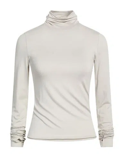 Majestic Filatures Woman T-shirt Light Grey Size 1 Viscose, Elastane In White