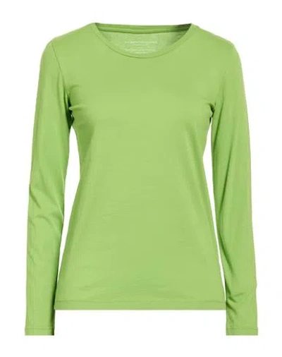 Majestic Filatures Woman T-shirt Lime Green Size 1 Cotton