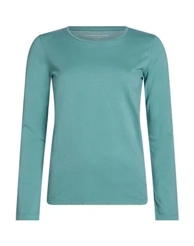 Majestic Filatures Woman T-shirt Sage Green Size 1 Cotton In Blue