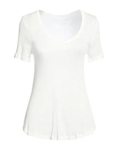 Majestic Filatures Woman T-shirt White Size 1 Viscose