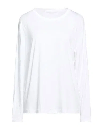 Majestic Filatures Woman T-shirt White Size 3 Lyocell, Cotton