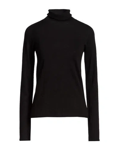 Majestic Filatures Woman Turtleneck Black Size 1 Cashmere