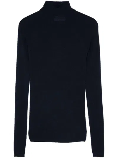 MAJESTIC MAJESTIC FILATURES WOOL AND SILK BLEND HIGH-NECK SWEATER