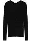 Majestic Gilet Cardigan In Black