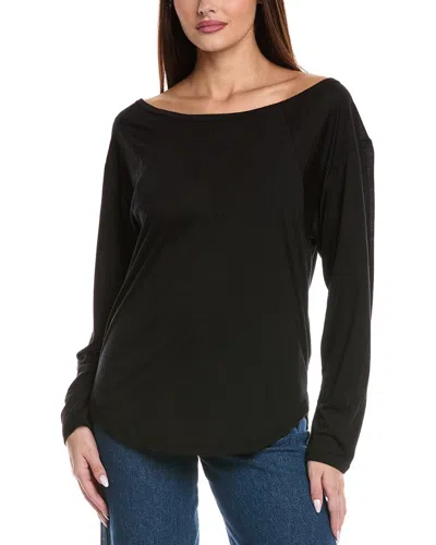 Majestic Filatures Wool-blend Top In Black