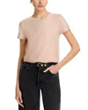 Majestic Fitted Tee In Ecru