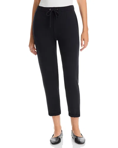 Majestic French Terry Cuffed Pants In Blue