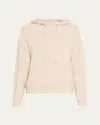 Majestic French Terry Hoodie With Grosgrain Trim