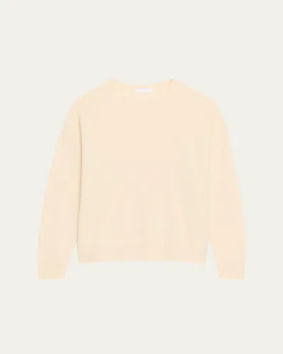 Majestic Fuzzy Ultra-soft Crewneck Sweater In Neutral