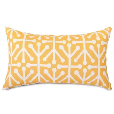 Majestic Home Goods Aruba Outdoor Rectangular Pillow Cover & Insert In Citrus