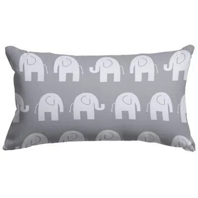 Majestic Home Goods Ellie Rectangular Throw Pillow In Gray