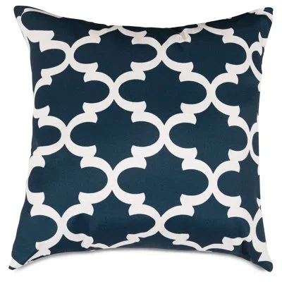 Majestic Home Goods Outdoor Throw Pillow In Navy